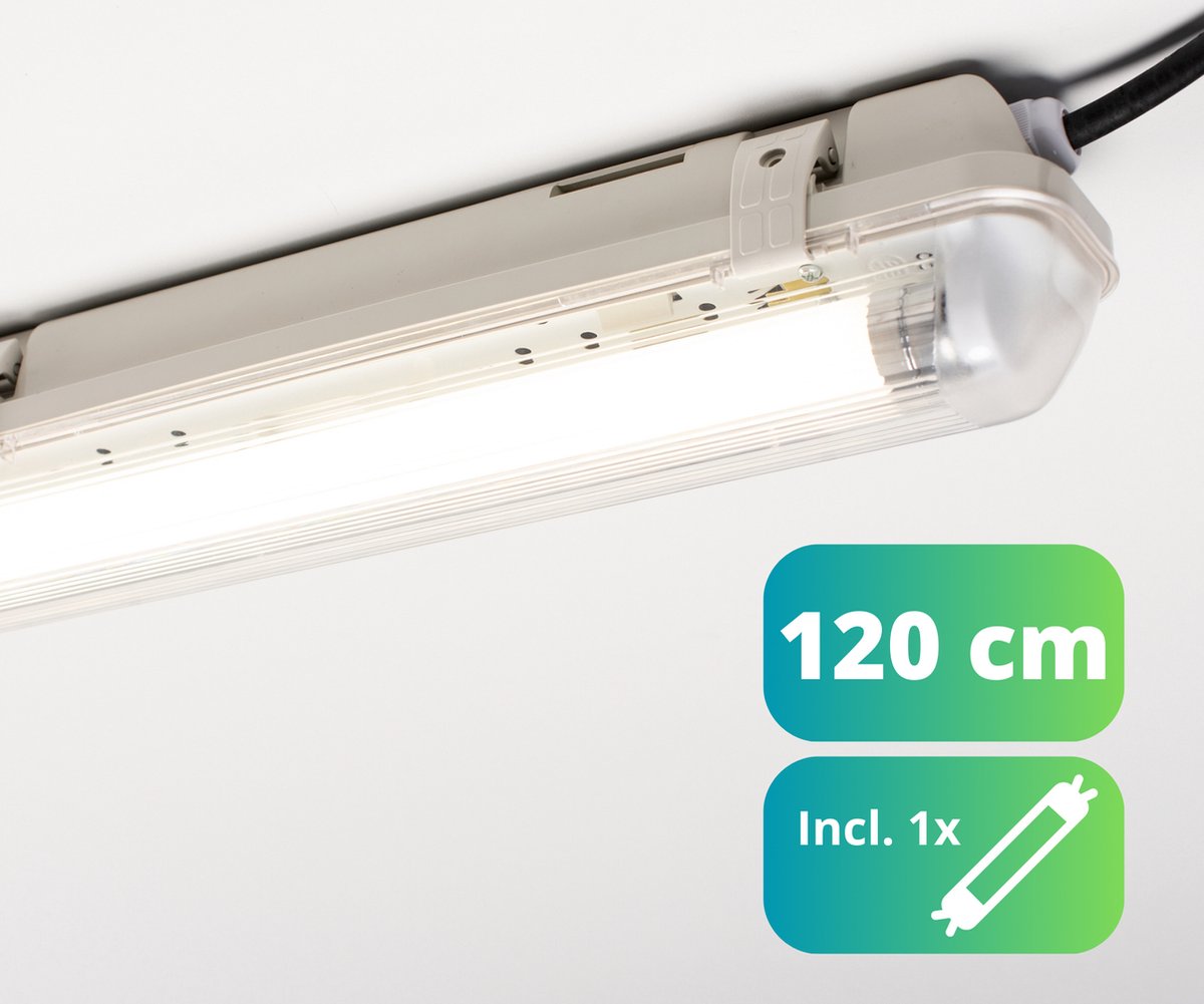 LED's Light EasySave LED TL verlichting 120 cm - Compleet armatuur incl. LED TL buis - IP65 Wit