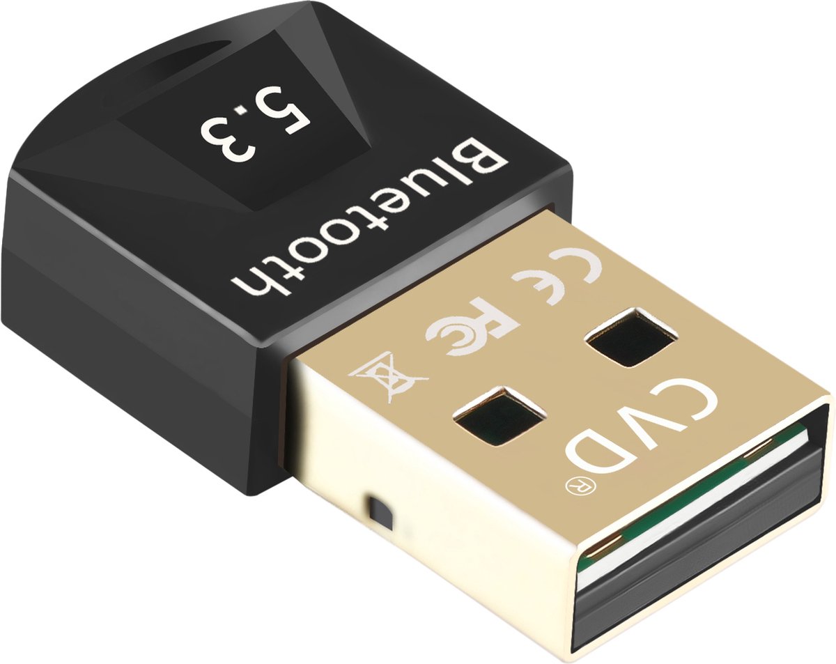 CVD® High Quality Bluetooth 5.3 adapter - USB-adapter - Plug and Play - Windows 11/10/8.1 - CVD