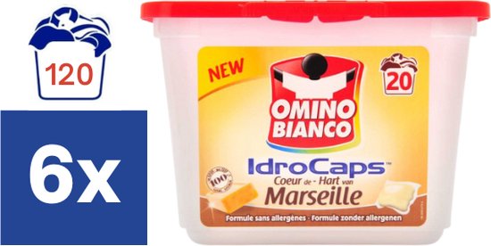 Omino Bianco Seife Marseille 250 G - Duft Moschus, Weiß, Für Haut & Wäsche