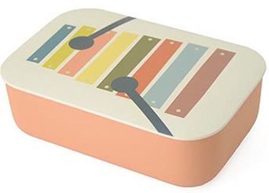 Boîte à lunch classique BioLoco PLA comme la musique - 18,7x12,7x6,5cm