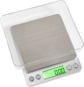 On Balance NV ENVY - Weegschaal - Keukenweegschaal met kom - Digitaal - Precisie - Miniweegschaal 0,01 tot 500gr - Zilver