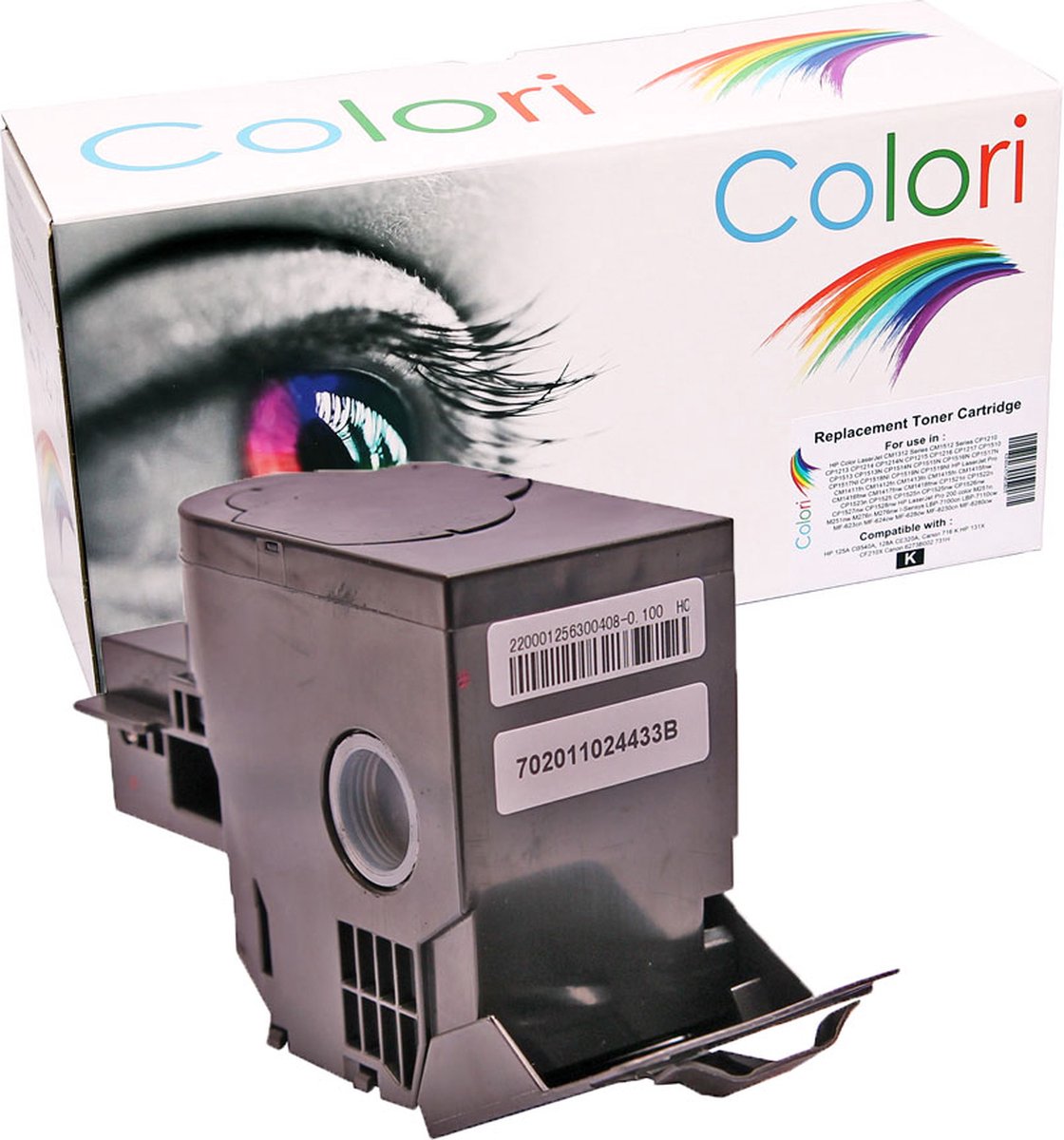 Colori huismerk toner cyan geschikt voor Lexmark CS310dn CS310n CS310 Series CS410dn CS410dtn CS410n CS410 CS510de CS510dte CS510 702C 702HC 702