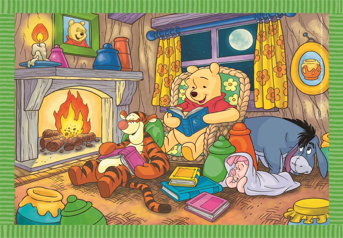 Clementoni - Puzzel - 4 Puzzels in 1 Doos - Winnie the Pooh - Puzzel Voor Kinderen - Vanaf 3 jaar — afbeelding 7