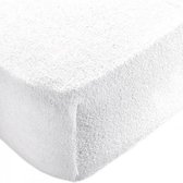Day Dream - stretch - Molton - Hoeslaken - Eenpersoons - 90x200 cm - Wit