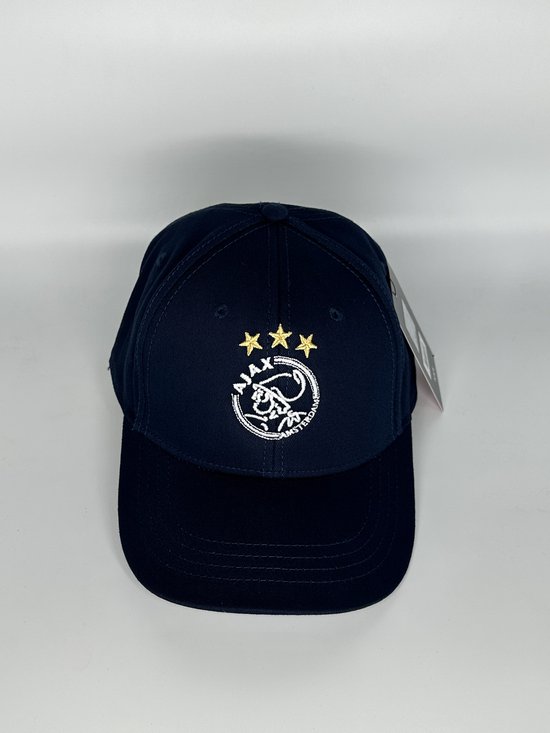 Ajax-cap zwart met wit logo senior - Ajax