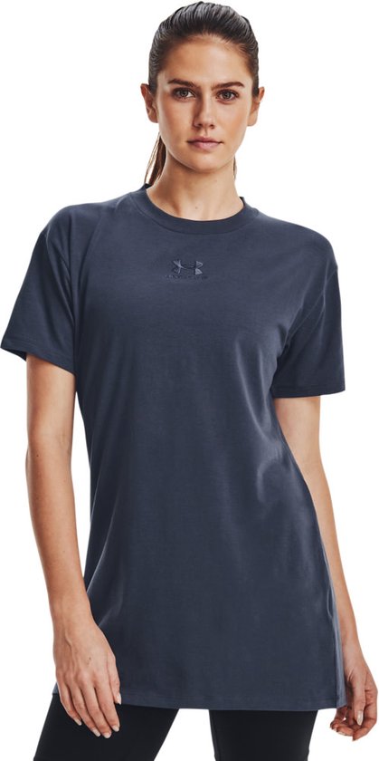 Under Armour Logo Extended Ss-Gry - Maat XS