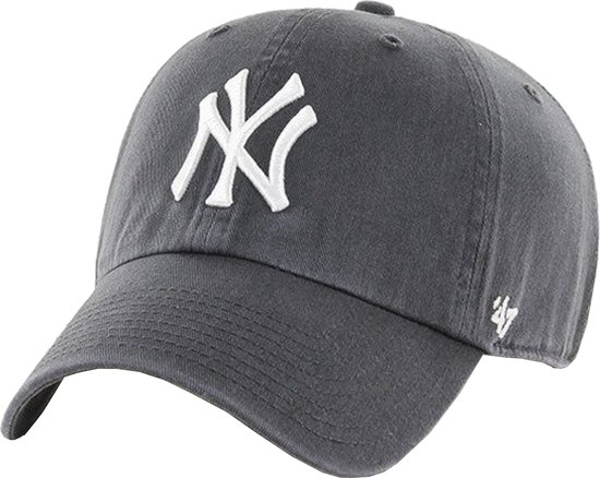 47 Brand New York Yankees MVP Cap B-RGW17GWS-CCA, Mannen, Grijs, Pet, maat: One size