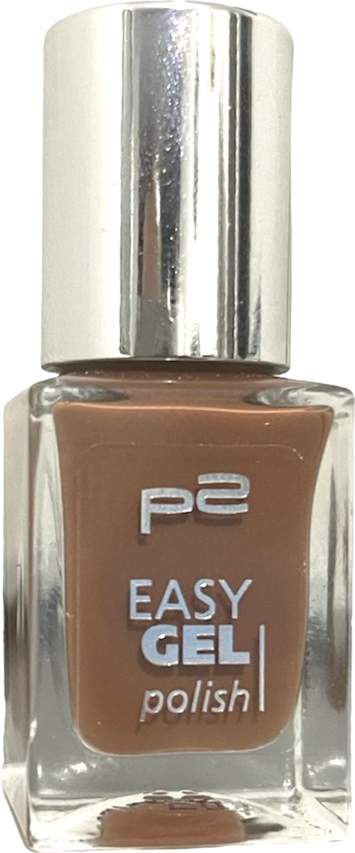 P2 Cosmetics EU Easy Gel Look Nagellak 120 Roasted Chestnut 10ml bruin