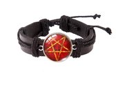 Akyol - pentagram - armband voor hem en haar - satan armband - gothic - pentagram armband – spiritus armband