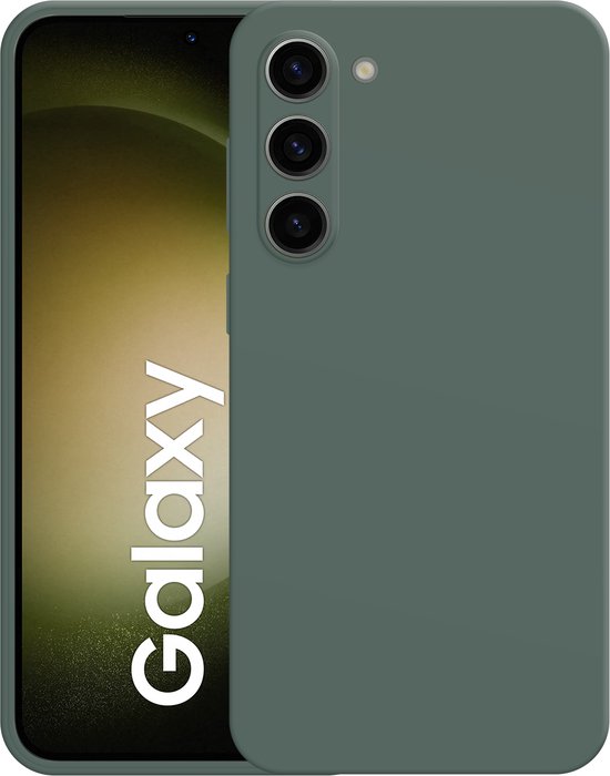 Cazy Soft TPU Hoesje - Geschikt voor Samsung Galaxy S23+ - Flexibel - Perfecte Pasvorm - Groen