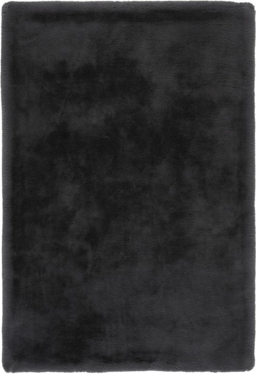 Muratap Heaven Fluffy Soft - Vloerkleed Hoogpolig - Effen Tapijt - Antraciet- 160x230 CM