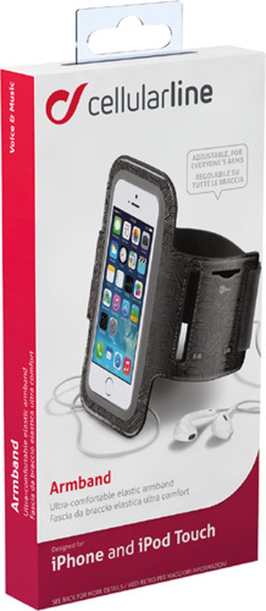 armband houder iPhone/iPod zwart Sport