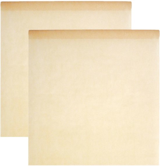 Santex Tafelkleed op rol - 2x - non woven polyester - ivoor wit - 120 cm x 10 m