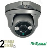 Beveiligingscamera - 4 in 1 Dome Camera - Full HD - Nachtzicht 30m - TVI, CVI, AHD, Analoog - Buiten & Binnen Camera - Vandaalbestendig