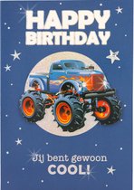 Depesche - Kinderkaart met de tekst "Happy Birthday - Je bent gewoon cool!" - mot. 016