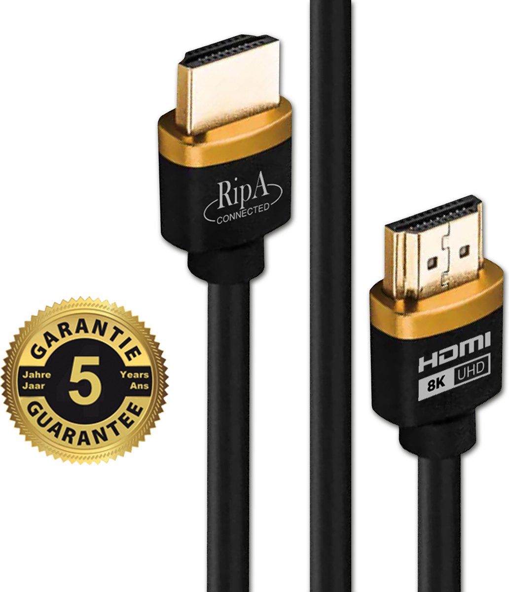 Câble HDMI 2.1 connecté Ripa - 3M - UHD 4K 8K - HDMI vers HDMI - Xbox  Series X