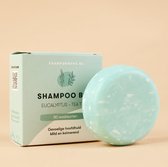 Shampoo Bar Eucalyptus - Tea Tree | Handgemaakt in Nederland | SLS- & SLES-vrij | Dierproefvrij | Vegan | Crueltyfree | Ideaal voor droog haar | Zeer geschikt voor een droge hoofdhuid | 100% biologisch afbreekbare verpakking