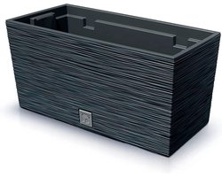 Prosperplast - Bloempot met inzet 8L - Furu Case Beton - Antraciet