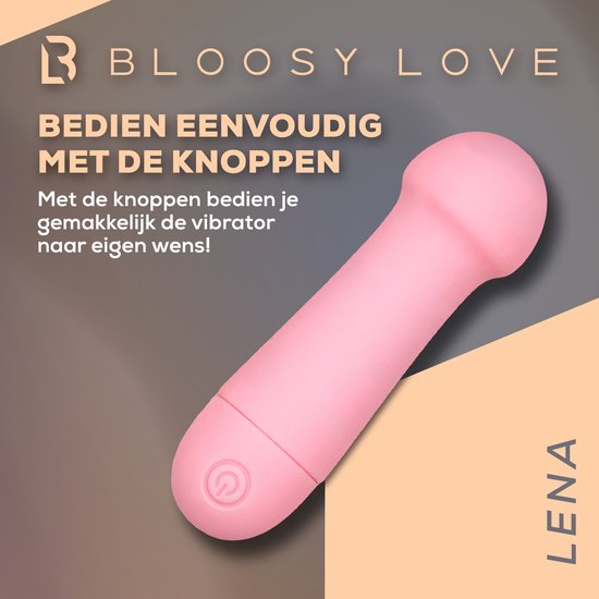 Bloosy Love Lena Small Rabbit Vibrator met Clitoris Stimulator - Mini  Vibrator - Sex... | bol