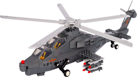 worstelen sessie Isaac Luke - Helicopter - Vliegtuig- Straaljager - Speelgoed - Compatibel met LEGO  - Leger -... | bol.com