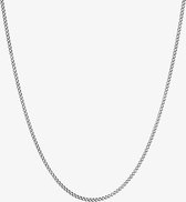 Velini jewels-1.4 MM Cubaanse halsketting-925 Zilver Ketting-60cm+5cm verlengstuk met anker slot lock