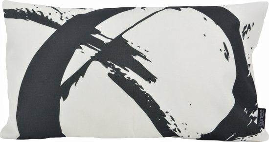 Sierkussen Paint Lines #1 - Plein air/Outdoor Collection| 30 x 50 cm | Coton / Polyester