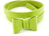 Kidzzbelts Meisjesriem JeansTaillekinderriemSmalle 1707 - Groen - 65 cm