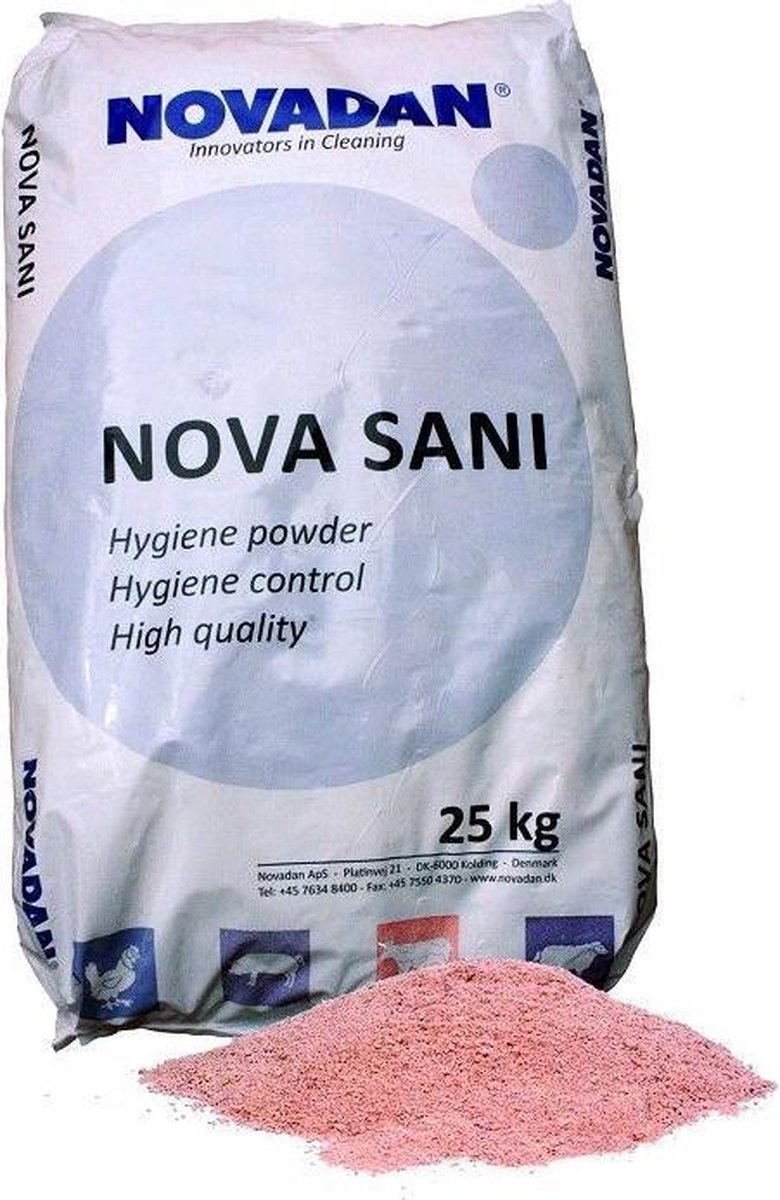 Novadan Nova Sani Hygiëne poeder 25KG Novadan Nova Sani Hygiëne poeder 25KG