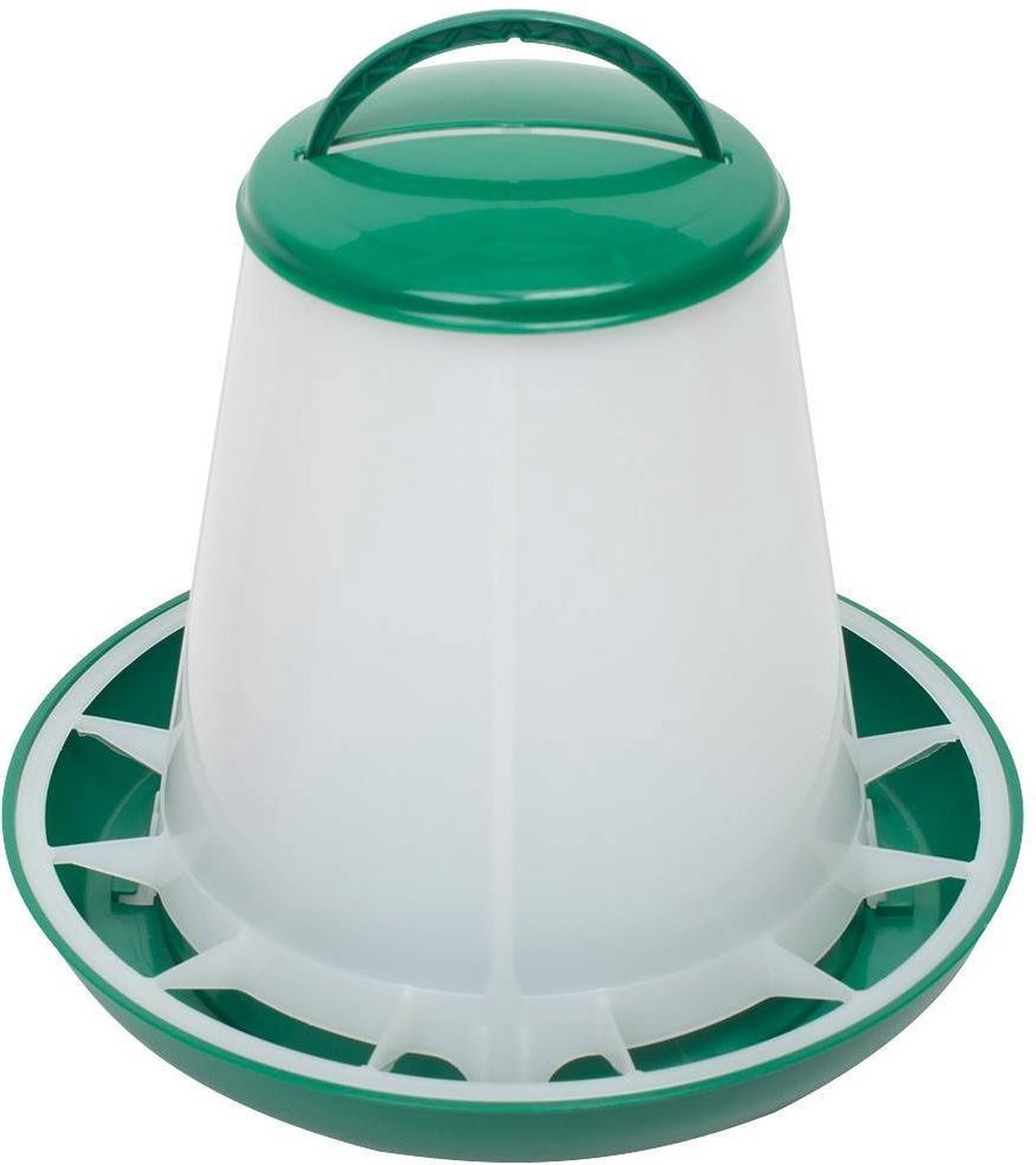 Voersilo 1 kilo met deksel Groen