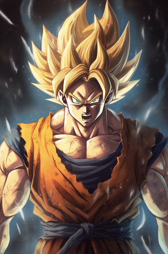 Goku Poster Dragon Ball Z Anime Poster 61x91