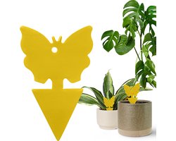 Vliegenstrip met Lijm - Vliegenvanger Kleefstrip - Vliegenval tegen Fruitvliegjes Rouwvliegjes - Ongedierte en Vliegen Bestrijden