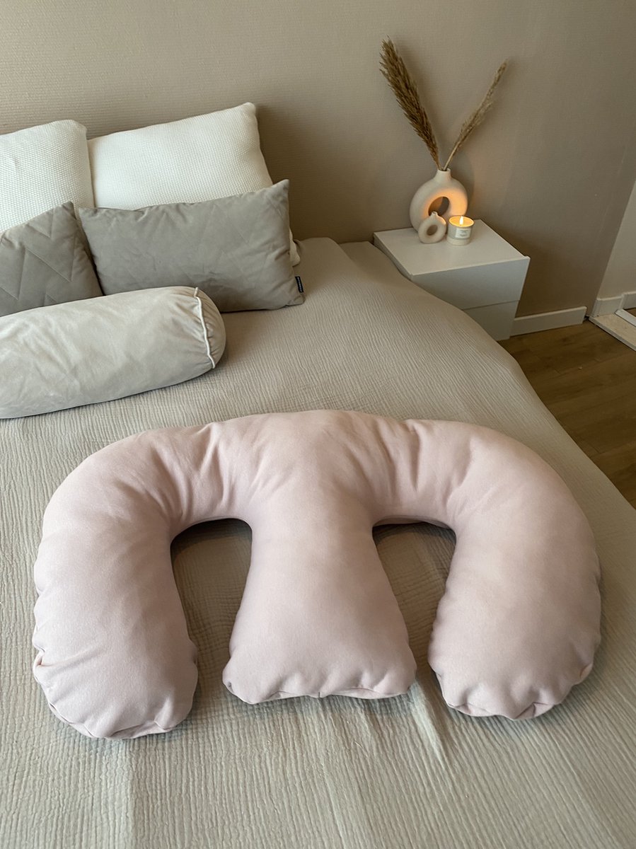 Lot De 2 Housses Pour Coussin D’allaitement – Coton Doux, 57 X 45 Cm, Fermeture éclair, Lavable Machine