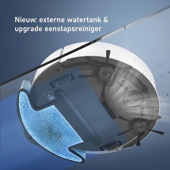 BowAI OB8S-MAX Robotstofzuiger Met Dweilfunctie - Stofzuiger Robot ...