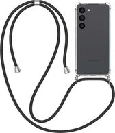 Coque transparente Smartphonica pour Samsung Galaxy S23 avec cordon et bumper / Siliconen / Back Cover