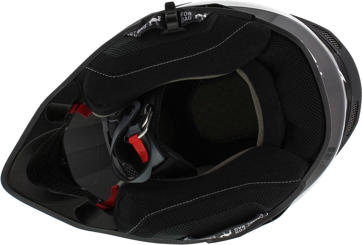 SHARK VARIAL RS CARBON SKIN Motorhelm crosshelm Carbon Wit Carbon - Maat L – foto 7