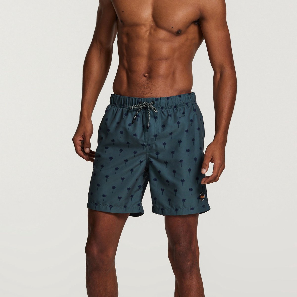 men swimshort scratched shiwi palm — afbeelding 3