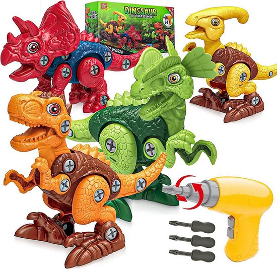 KALON Dinosaurus speelgoed - Kinderen speelgoed - DIY speelgoed als Kinderen cadeau