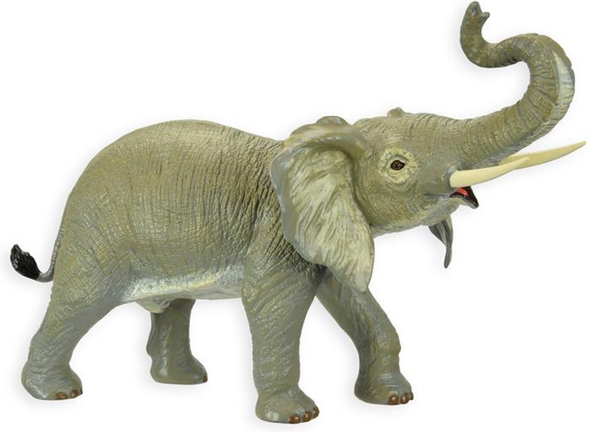 EEN BRONZEN BEELD VAN EEN OLIFANT