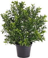 Buxus struikje - kunstplant - decoratie - UV-bestendig - 31 cm - Ø 20cm