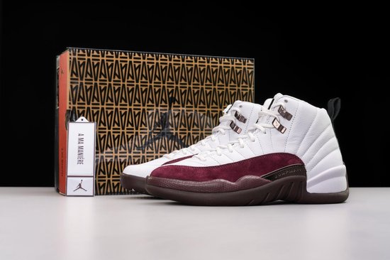 jordan 12 red and white womens