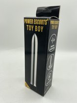 Power Escorts Toy Boy Zilveren Gsport En Clit Vibrator 18 cm - BR61