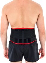 Orthèse dorsale pour le bas du dos - Soulagement de la douleur - Ceinture dorsale Zwart XL - Ceinture dorsale pour les douleurs lombaires
