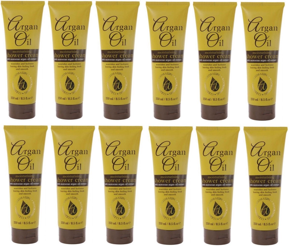 Argan Oil Shower Cream - 12x250 ml - Voordeelverpakking