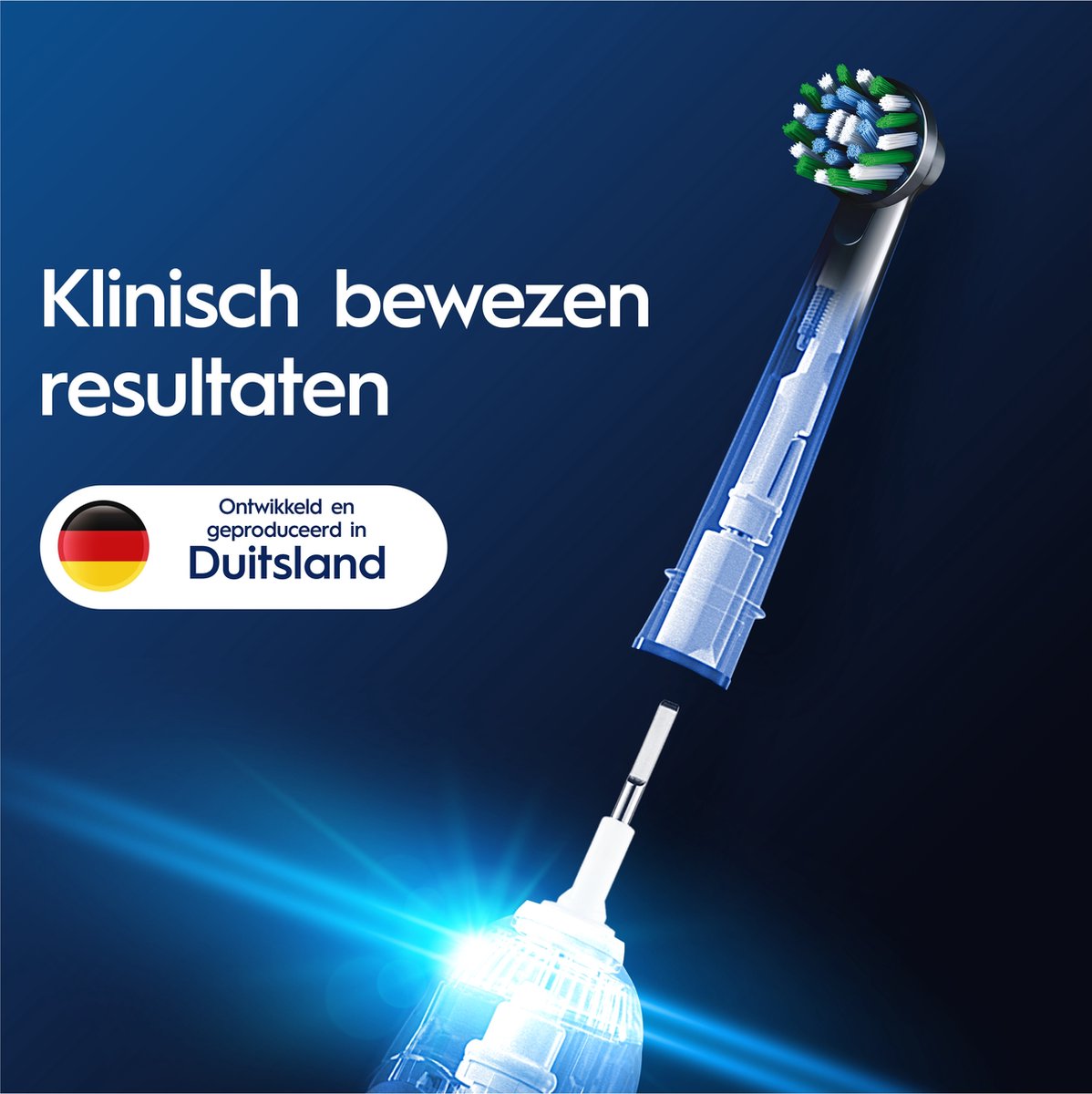 Oral-B Cross Action - Opzetborstels Zwart thumbnail 4