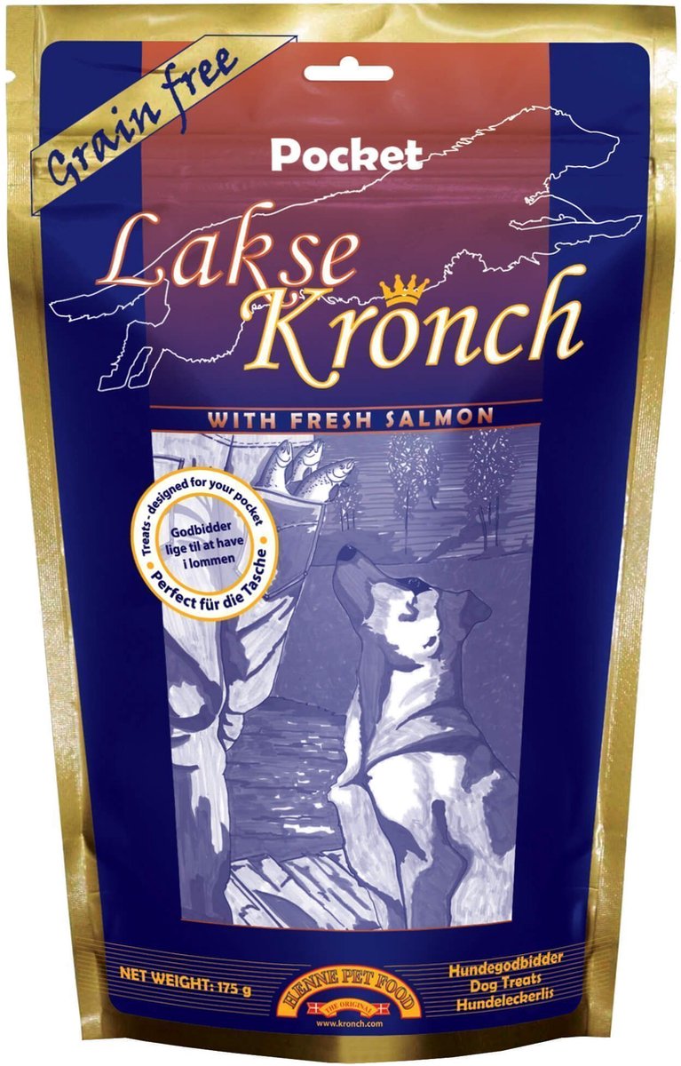 Henne 85% zalmsnacks pockets