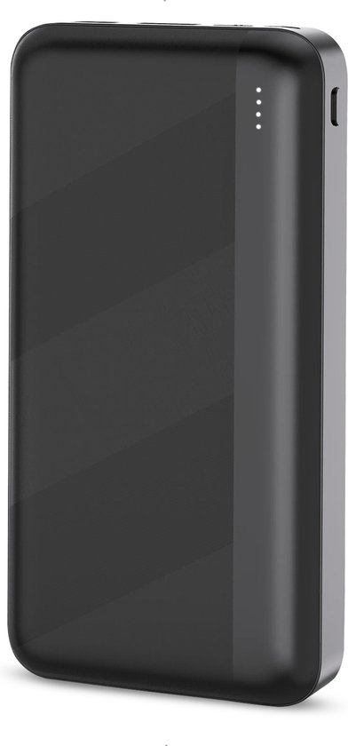 Homèlle Powerbank Pro - 20.000 mAh - USB-C 22,5W Quickcharge - 2 x USB-A 3.0 Power Delivery - Compact design - Apple iPhone & Samsung - Micro USB - Zwart Homèlle Powerbank Pro - 20.000 mAh - USB-C 22,5W Quickcharge - 2 x USB-A 3.0 Power Delivery - Compact design - Apple iPhone & Samsung - Micro USB - Zwart
