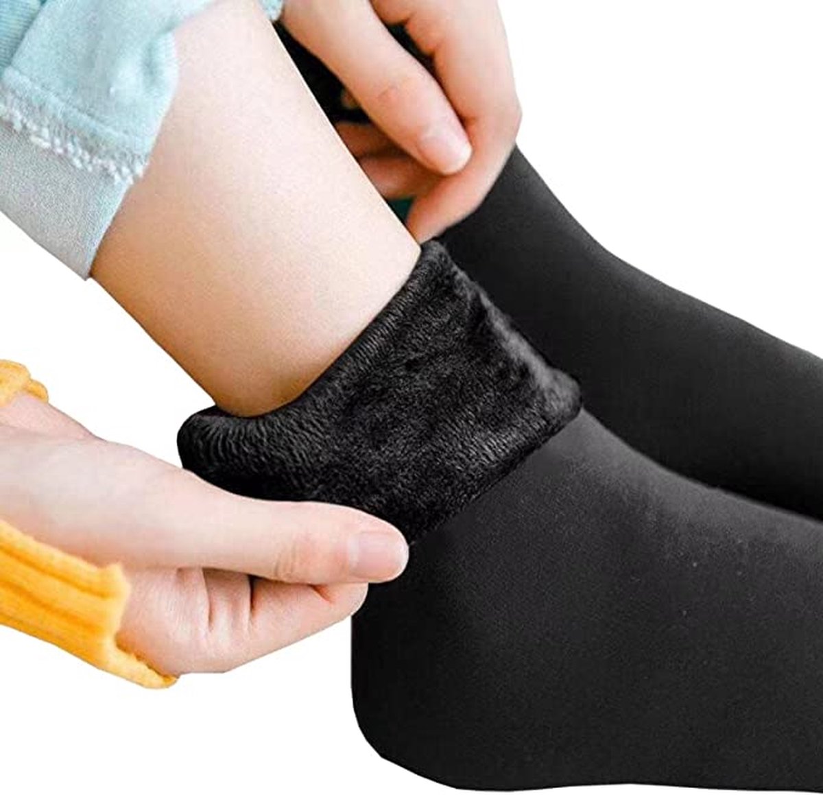 YSense 5 Paar Gebreide Wollen Sokken, Winterse Damessokken, Thermische Sokken, Herbruikbaar YSense 5 Paar Gebreide Wollen Sokken, Winterse Damessokken, Thermische Sokken, Herbruikbaar