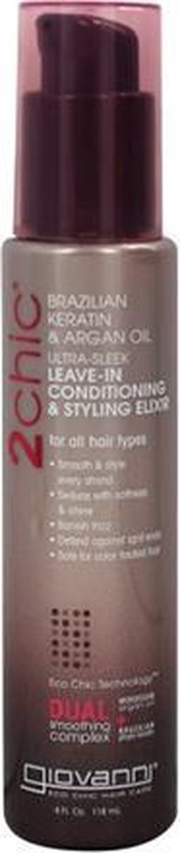 Giovanni 2chic - Ultra-Sleek Leave-In Conditioning & Styling Elixir - 118 ml