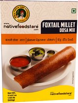 Pluimgierst Dosa Mix - Pannenkoekenmix - Foxtail Millet Dosa Mix - Ontbijtmix - 3x 500 g
