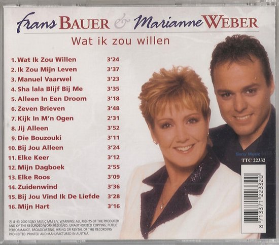 Wat Ik Zou Willen - Frans & Marianne Weber Bauer